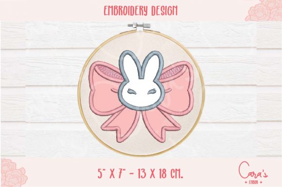 Cara s Embor Bunny Bow Applique Review