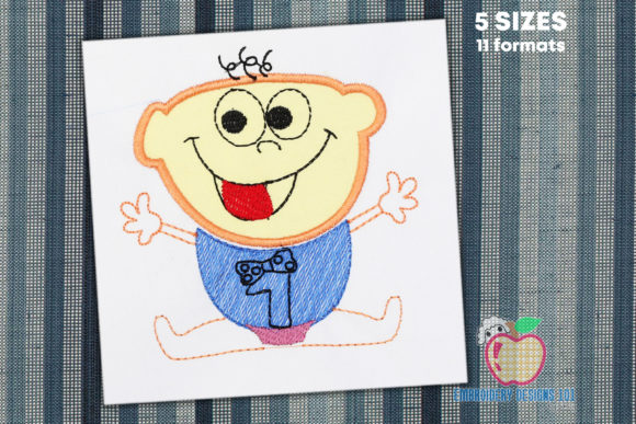 Review: A Baby Boy with a Smiling Face Applique