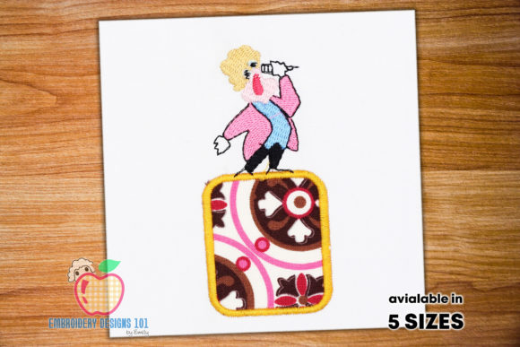 Review: A Singer Giving Performance Applique for Merch