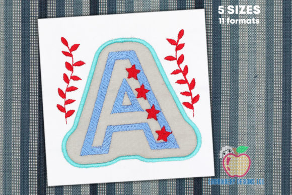 Review: Letter a Double Applique for Etsy Shops