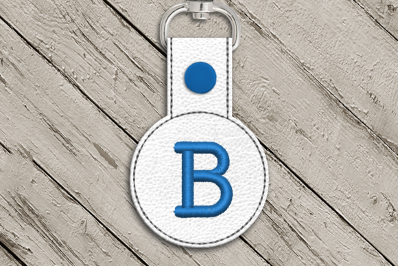 Review: Letter B Round ITH Key Fob Applique
