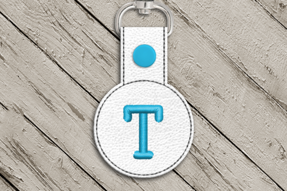 Review: Letter T ITH Round Key Fob Applique