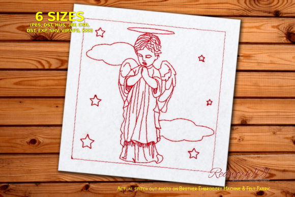 Review: Praying Child Angel Lineart for Etsy