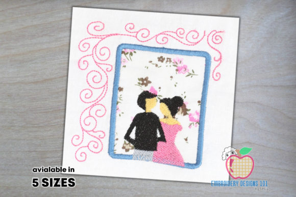 Review: Wedding Couple in Window Applique for Holiday Sales