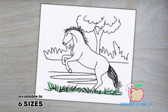 Review: Wild Horse in Forest Quick Stitch Design