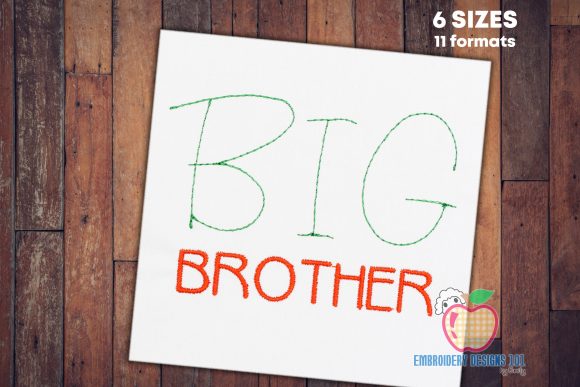 Reviewing Big Brother Text Quick Stitch for Gifts