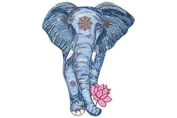 Reviewing Elephant Holding a Lotus Flower for Boutique Sweatshirts