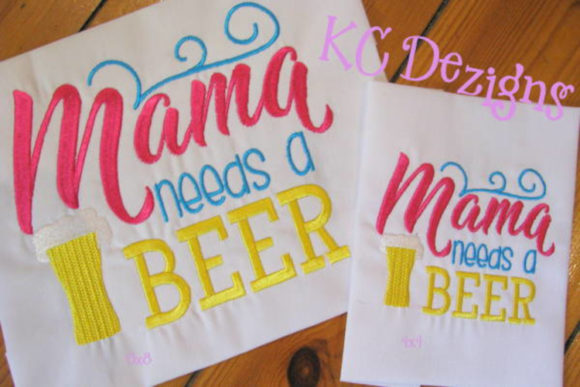 Reviewing Mama Needs a Beer Design for Custom Gifts