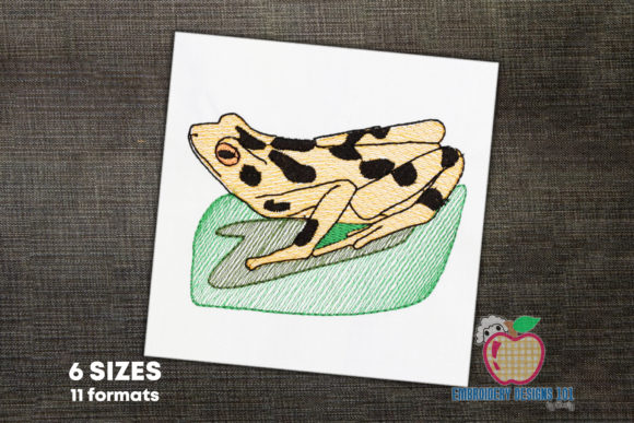 Reviewing the Black Spotted Frog Quick Stitch Design