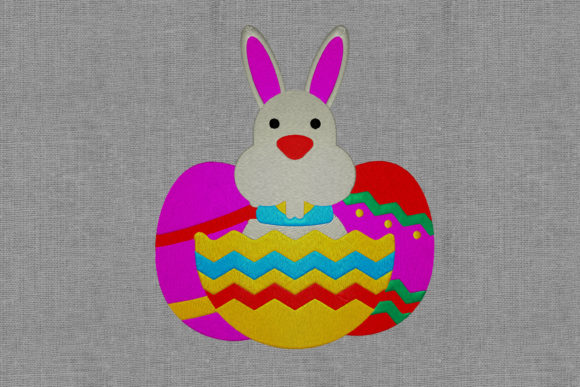 Reviewing the Easter Bunny with Eggs Design