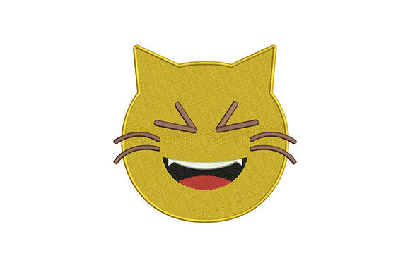Smiling Cat Emoji: A Holiday Embroidery Review