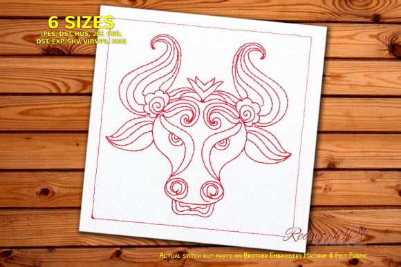 Taurus Bull Head: A Designer’s Embroidery Review
